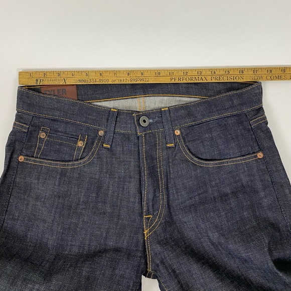 J Brand Raw Selvedge Denim Slim Fit Jeans Tyler 32 - Picture 5 of 11